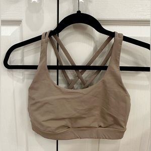 Tan Lululemon Energy Bra size 6